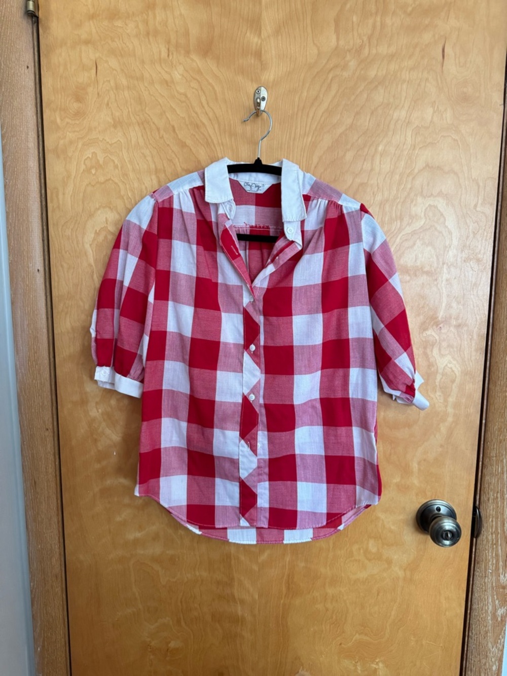 Vintage 70s/80s Cheryl Tiegs Plaid Button Up